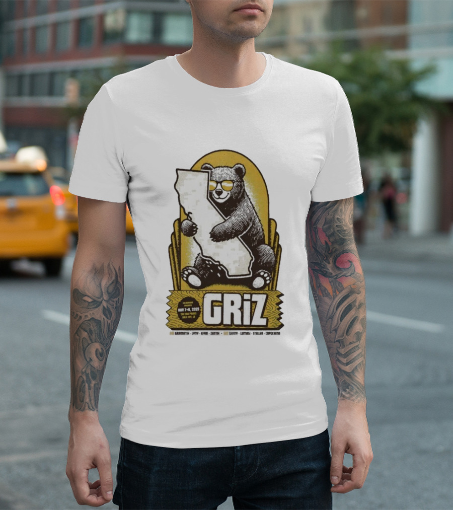 GRiZ November 7-8 2025 The Fox Theater Oakland California Bear T-Shirt