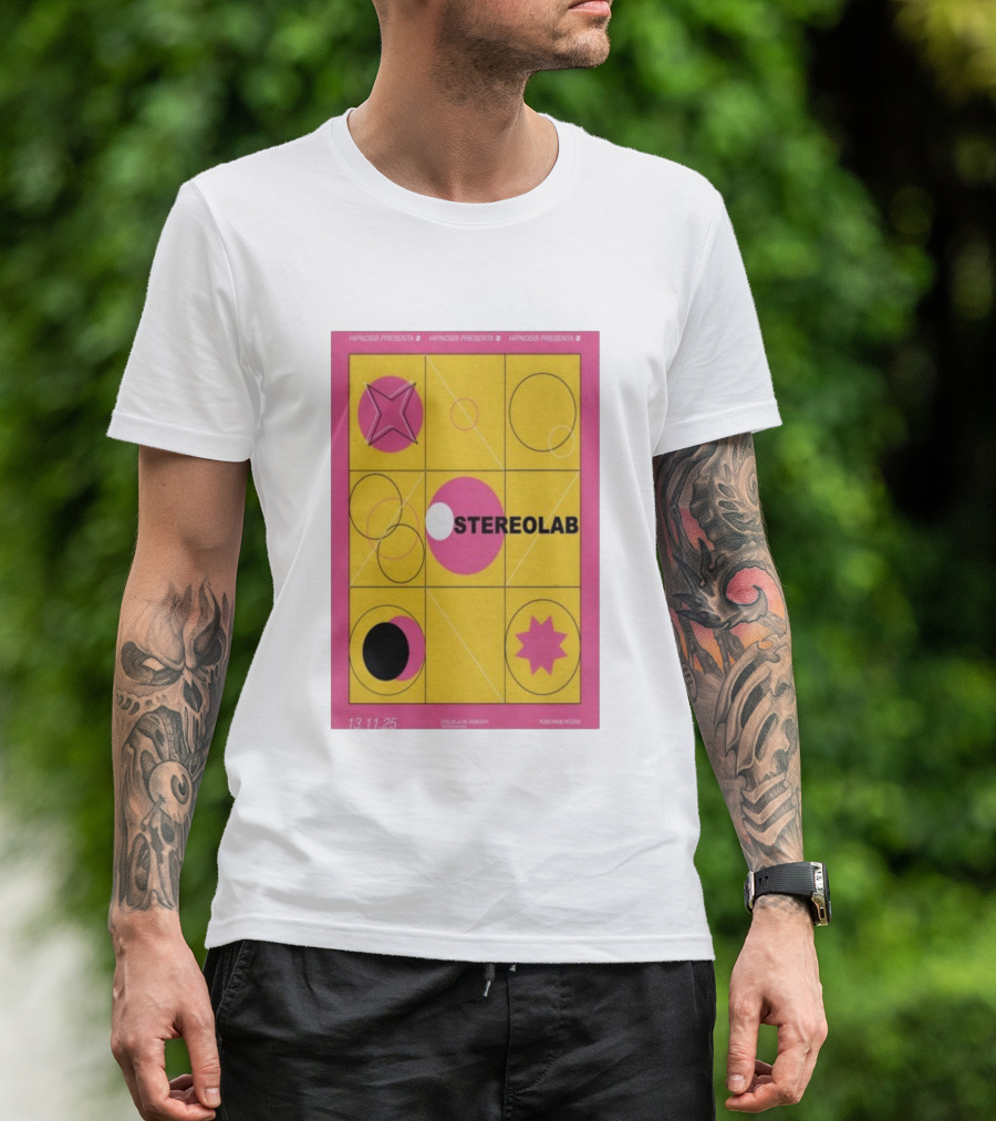 Hypnosis Presenta Stereolab Mexico 13.11.25 Foro Indie Rocks Escuela De Aviacion T-Shirt