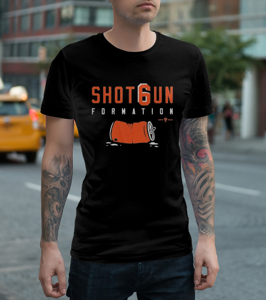 SHOTGUN FORMATION 6 CLEVELAND BROWNS T-Shirt