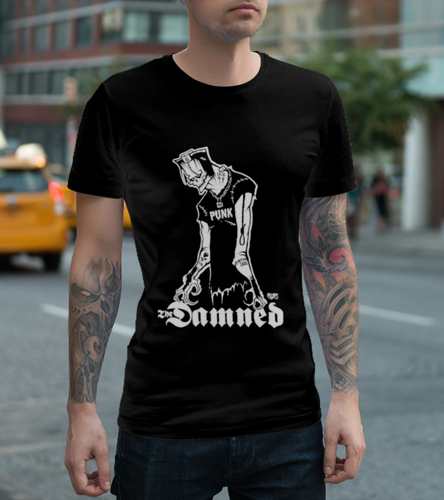 Duff McKagan Punk The Damned Stage Worn Iconic Style T-Shirt