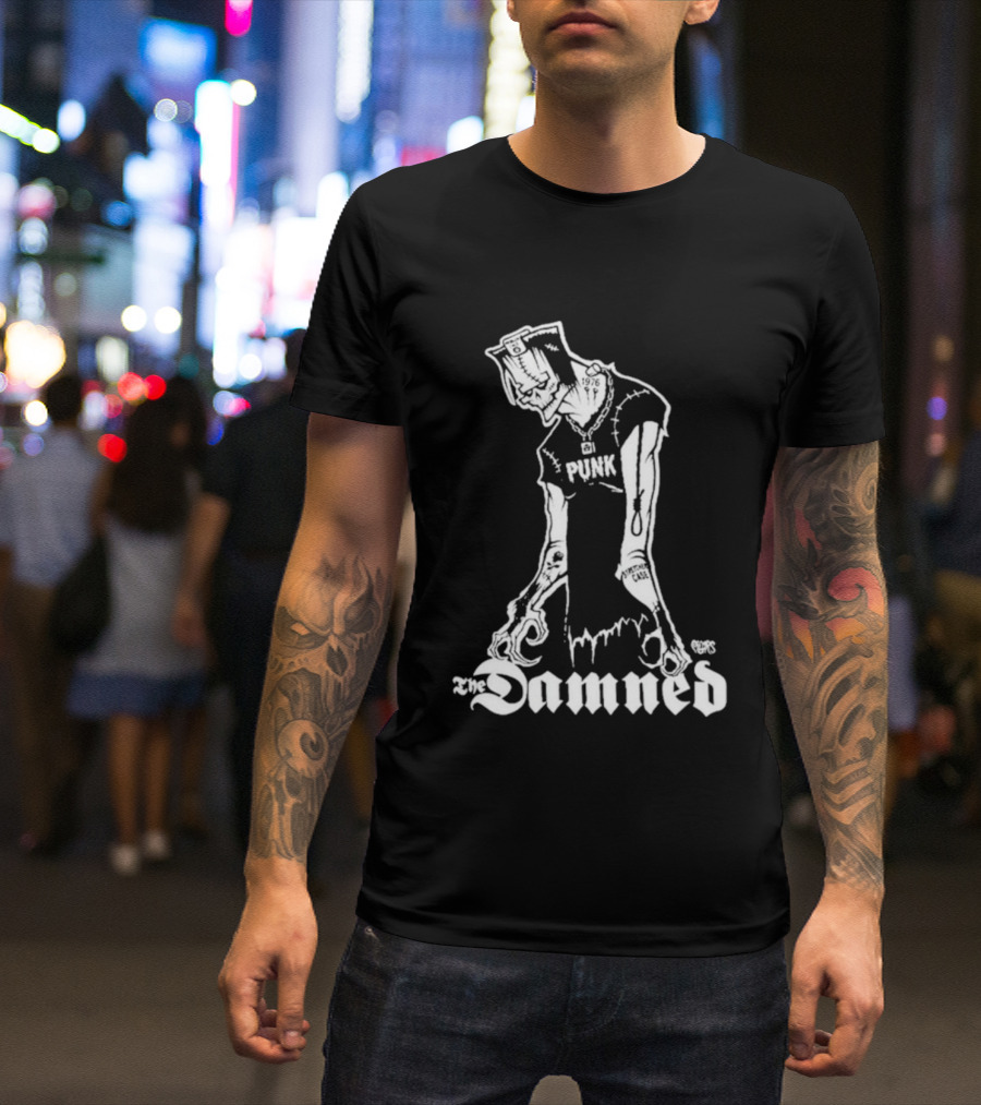Duff McKagan Punk The Damned Stage Worn Iconic Style T-Shirt