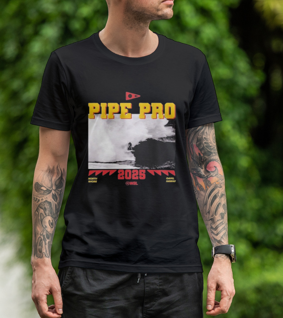 Florence Marine X Pipe Pro 2025 North Shore Oahu Hawaii WSL T-Shirt