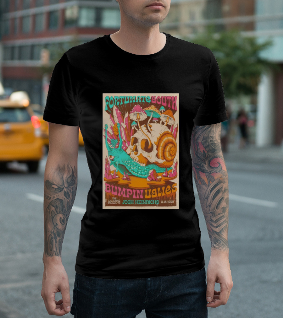 Fortunate Youth Bumpin Uglies Josh Heinrichs The Caverns Pelham TN 11.16.2023 Art T-Shirt