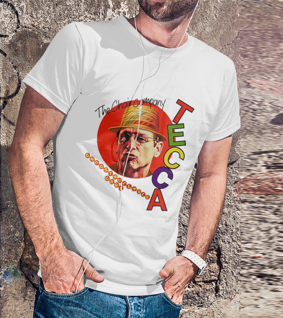 Tim Robinson The Chair Company Uncontrollable Urge Tecca Hat Portrait T-Shirt