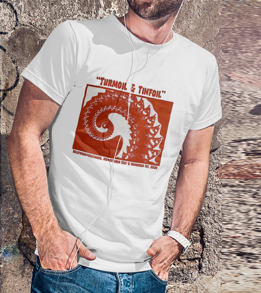 Turmoil And Tinfoil Intricate Spiral Pattern Billyween Baltimore T-Shirt