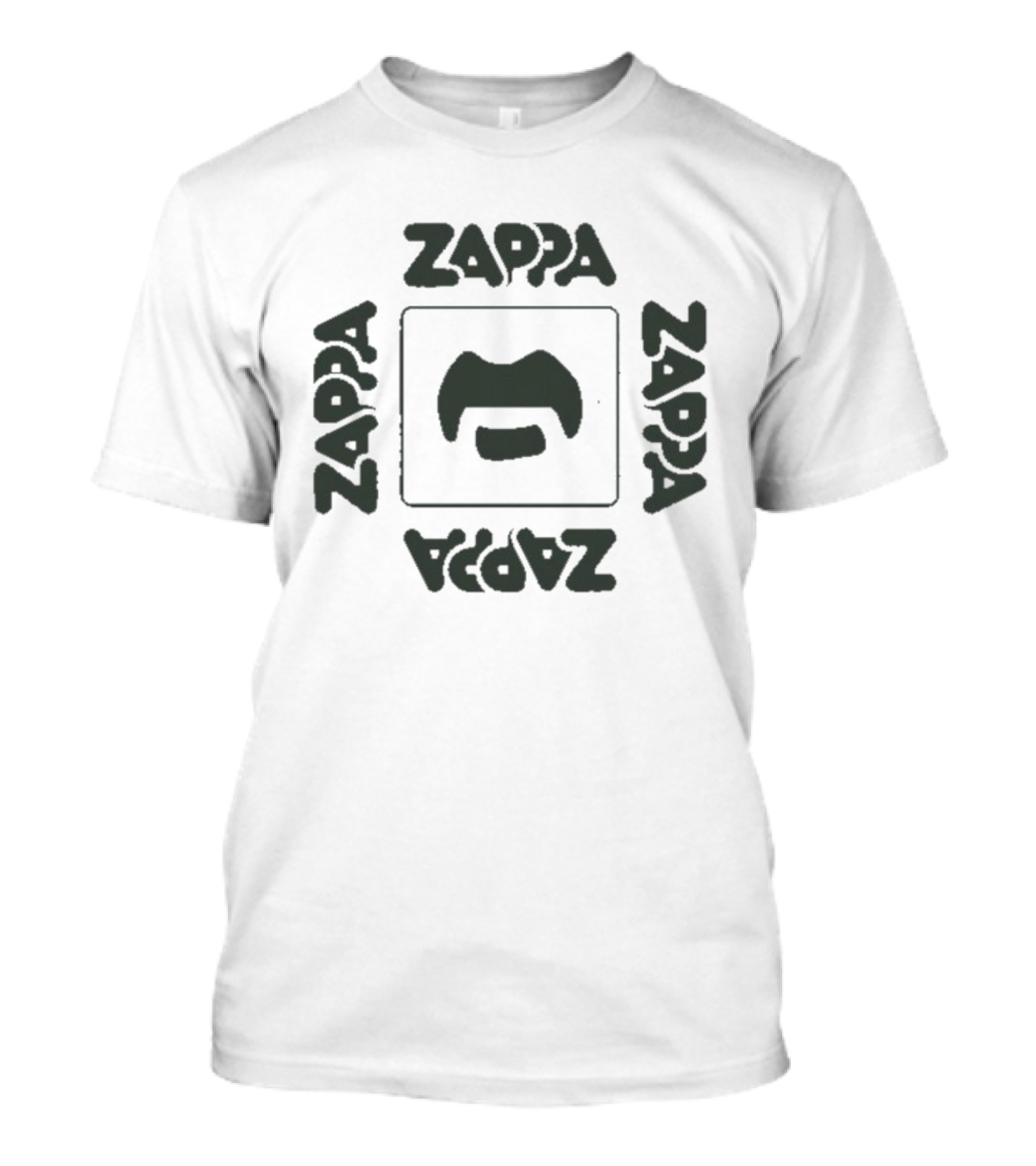 Zappa Zappa Iconic Facial Hair Motif T-Shirt