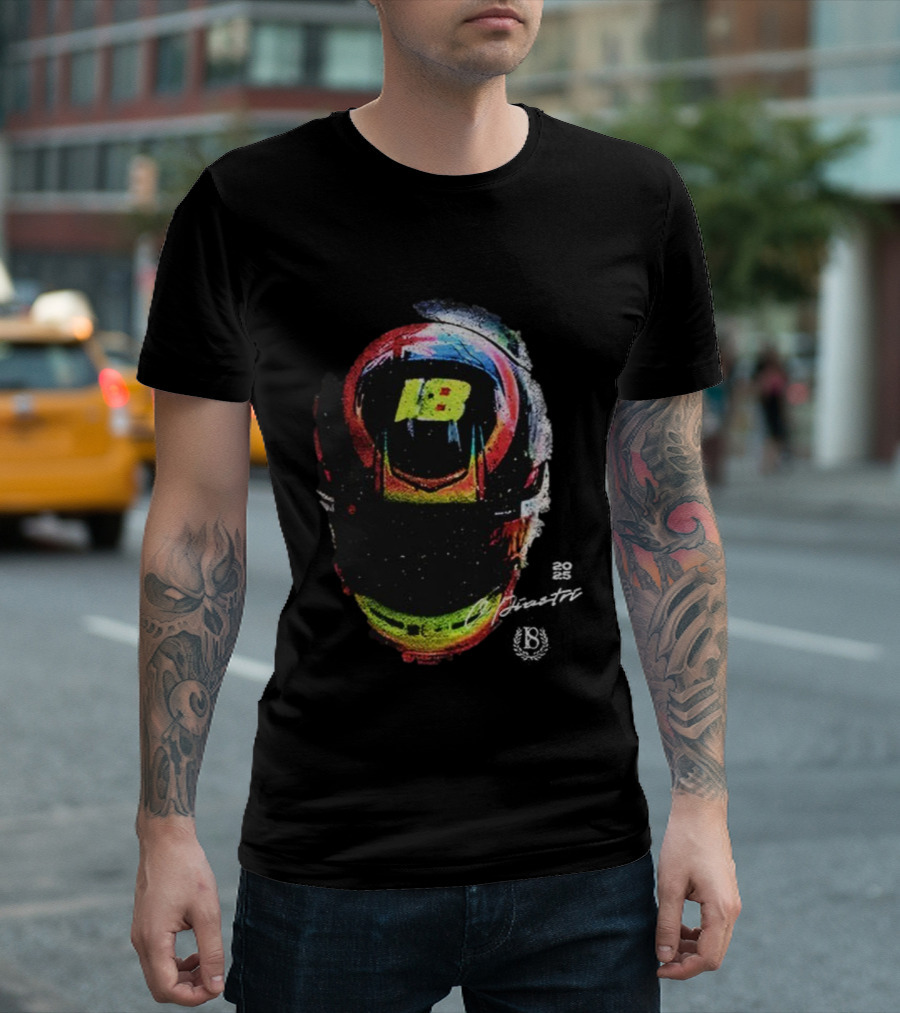 Oscar Piastri F1 Helmet 81 Racing Colors T-Shirt