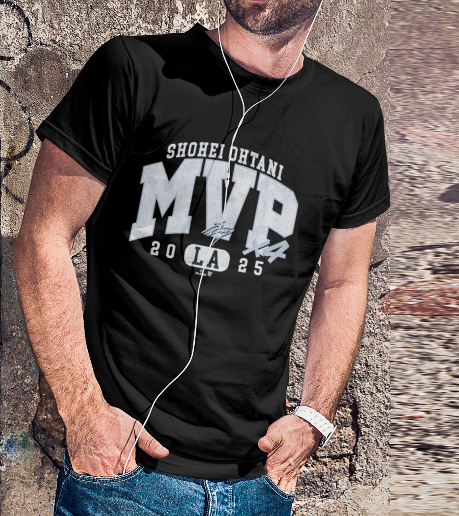 Shohei Ohtani MVP 2025 LA Signature T-Shirt