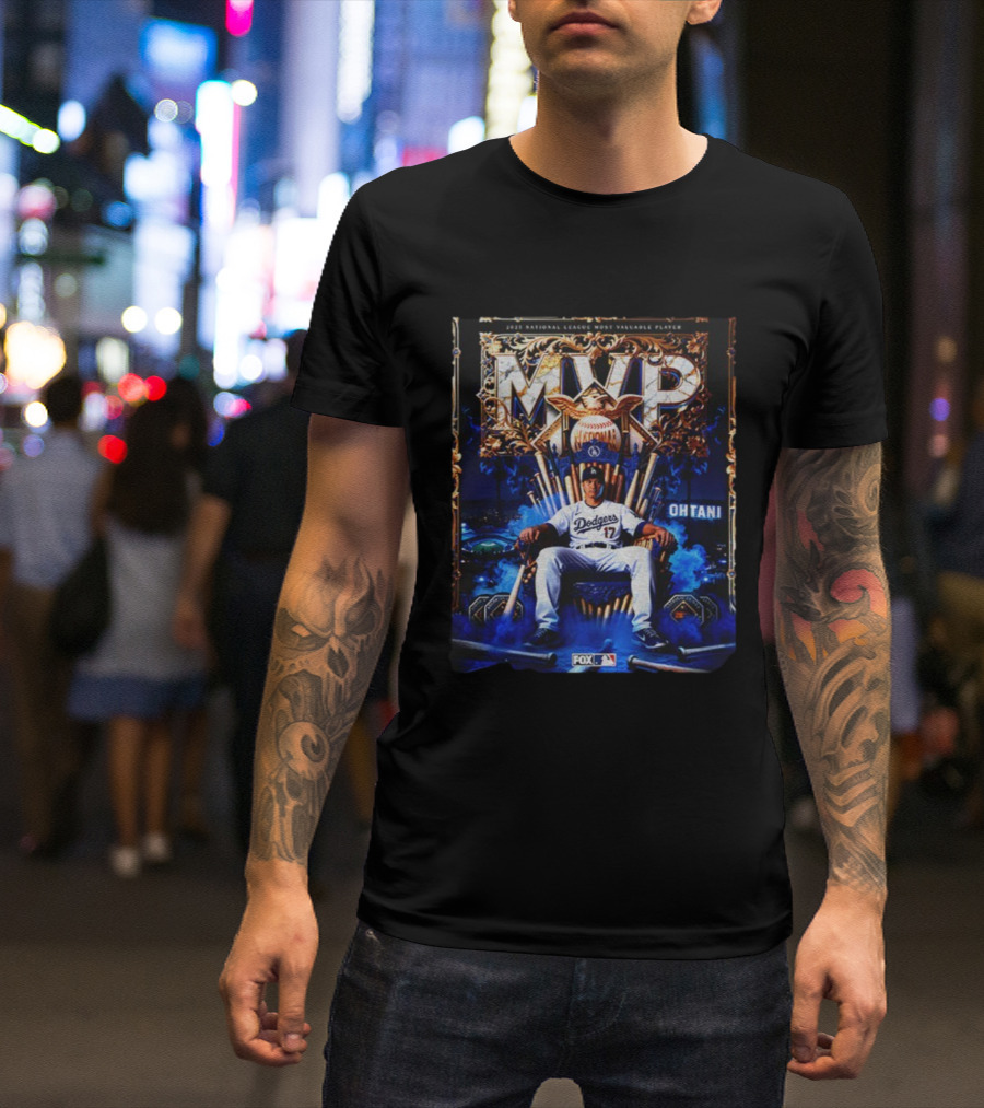 Shohei Ohtani 2025 National League MVP Los Angeles Dodgers FOX MLB Baseball T-Shirt