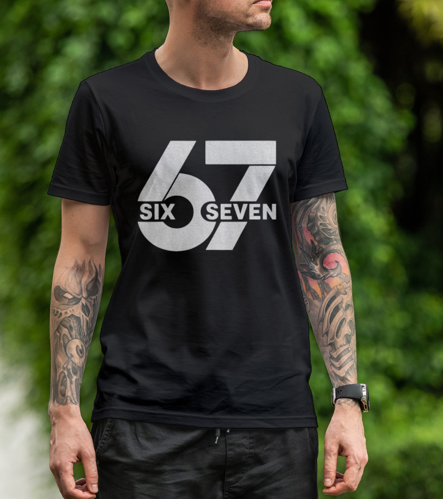 Six Seven 67 Meme Trendy Design T-Shirt