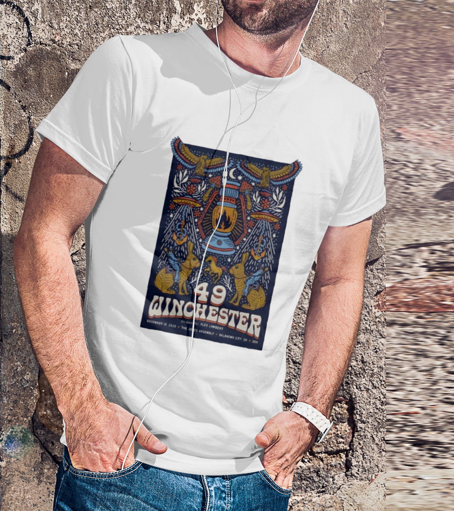 49 Winchester Oklahoma City November 19 2025 The Jones Assembly Event T-Shirt