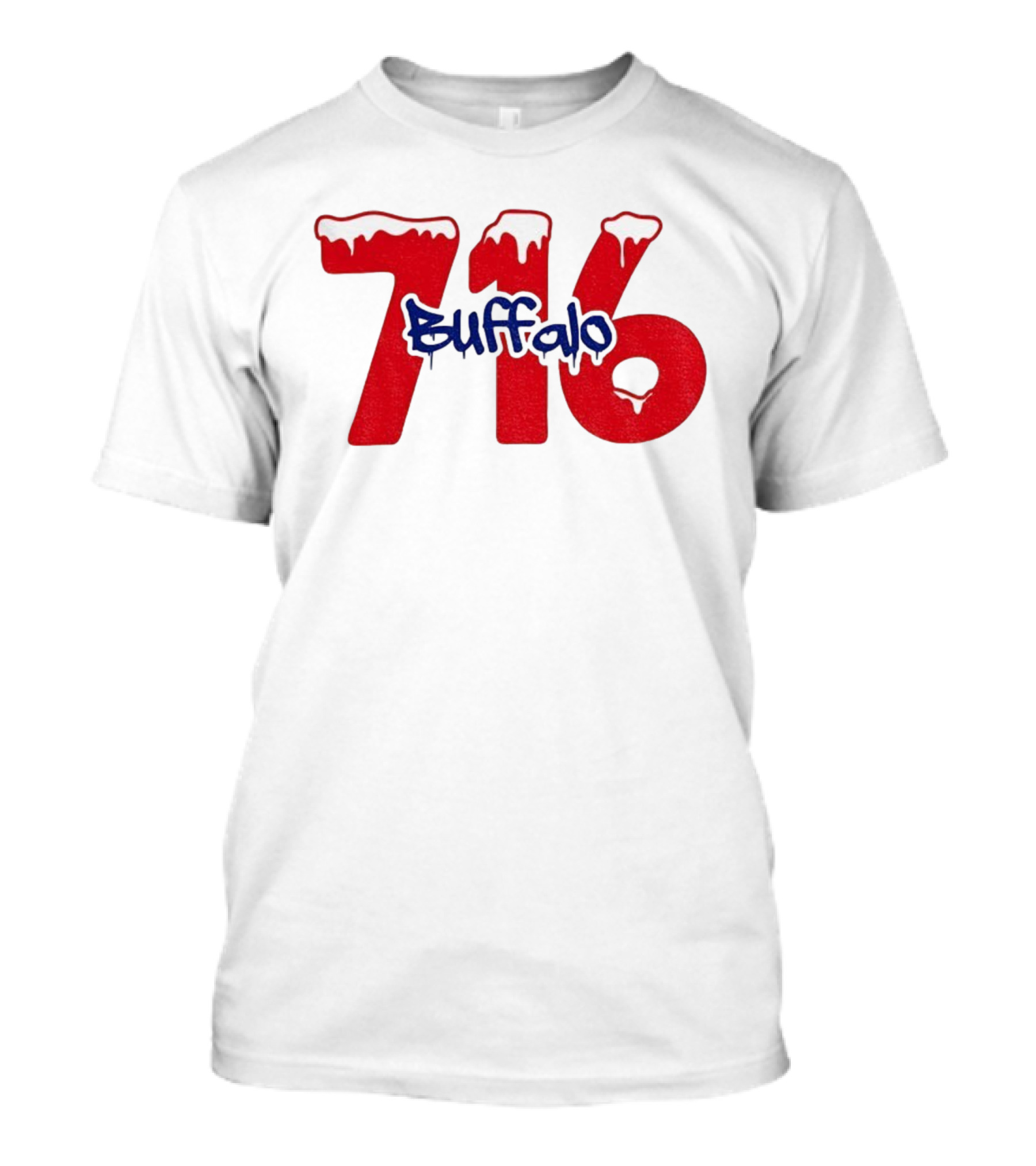 Buffalo 716 NFL Football Snow Christmas 2025 Bills Cold T-Shirt