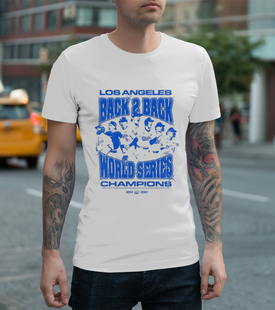 Los Angeles Back 2 Back World Series Champions 1992-1993 T-Shirt