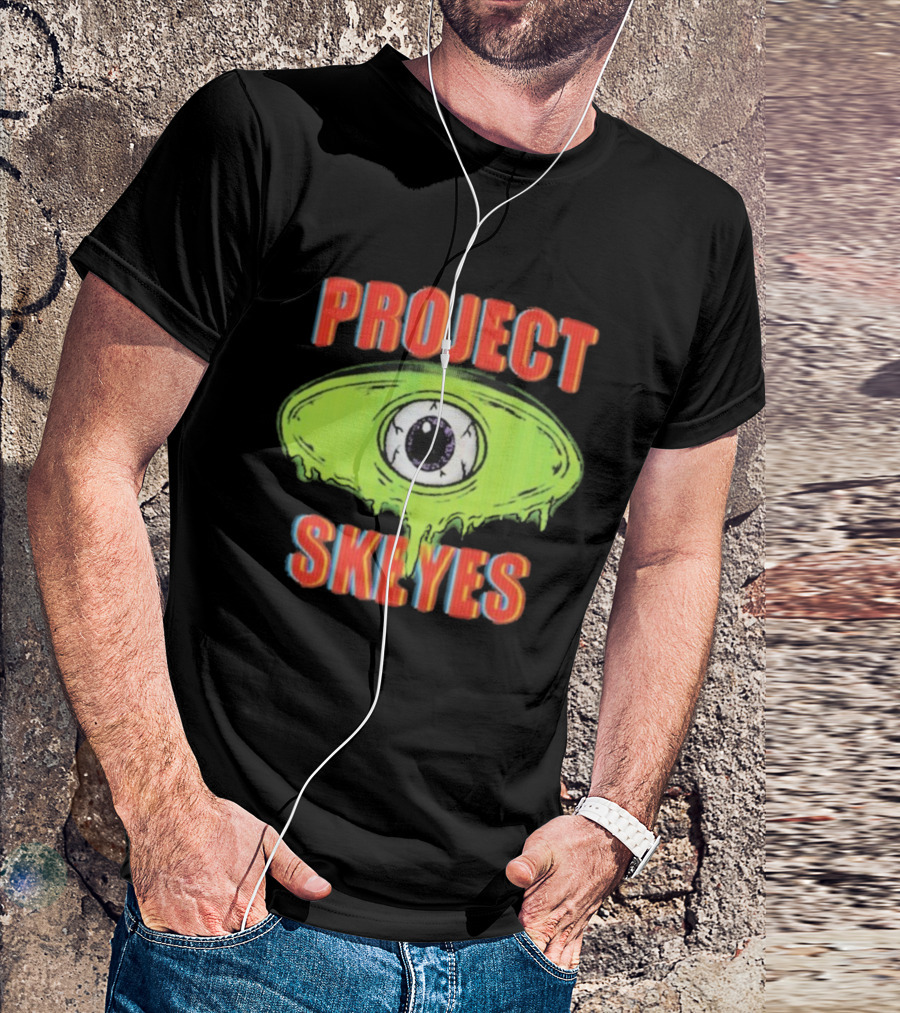 Project Skeyes Groovy Society Eye Motif T-Shirt