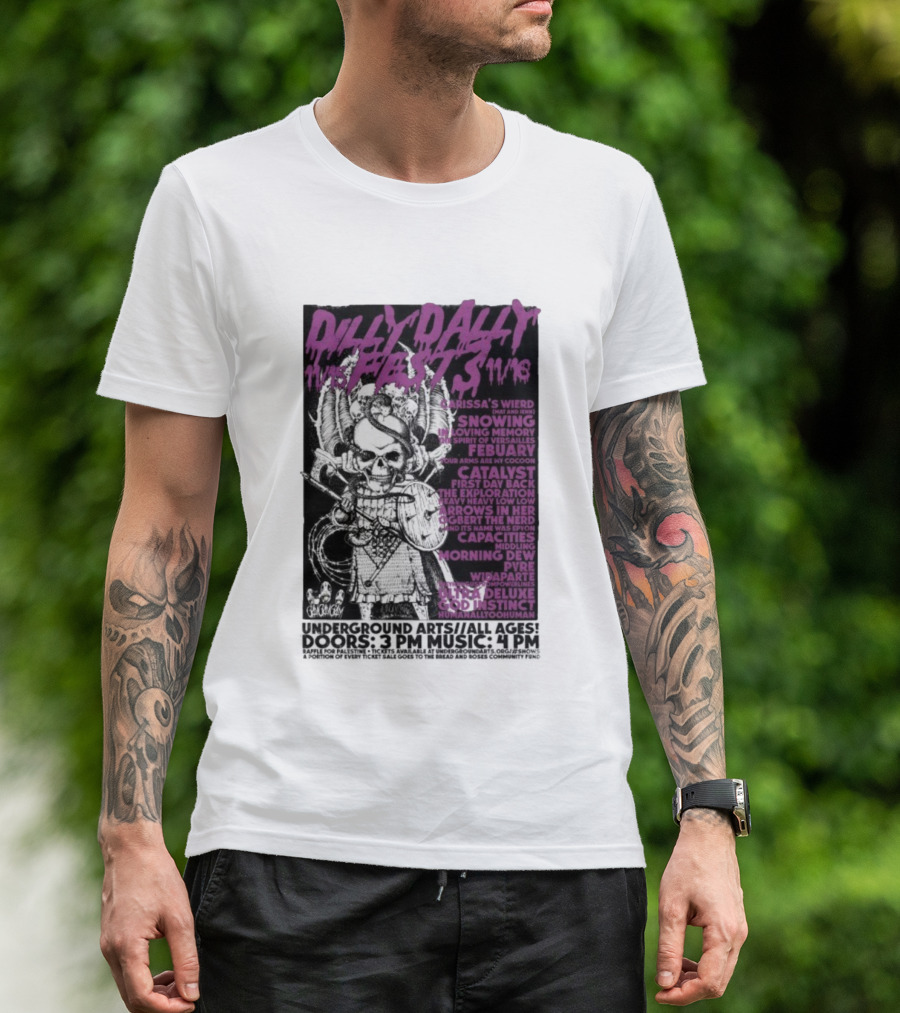 Dilly Dally Fest 2025 Philadelphia Featuring Carissa's Wierd Snõõwing And More T-Shirt