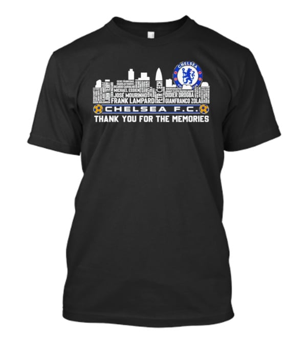 Chelsea F.C. Skyline Frank Lampard Thank You For The Memories T-Shirt