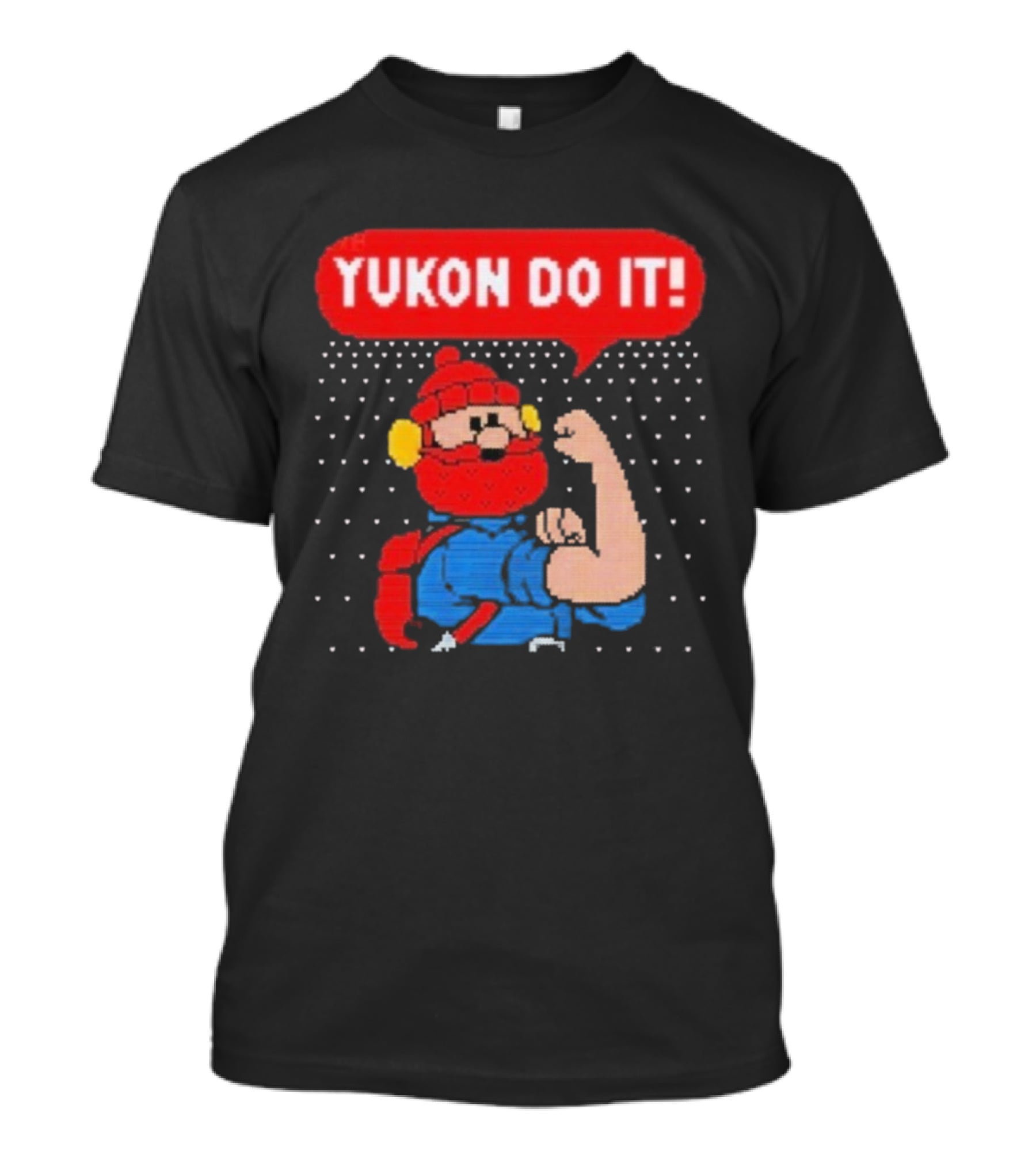 Yukon Cornelius Rosie The Riveter Mashup Yukon Do It Rudolph The Red Nosed Reindeer T-Shirt