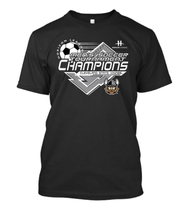 Horizon League Cleveland State Vikings Soccer Tournament Champions 2025 T-Shirt