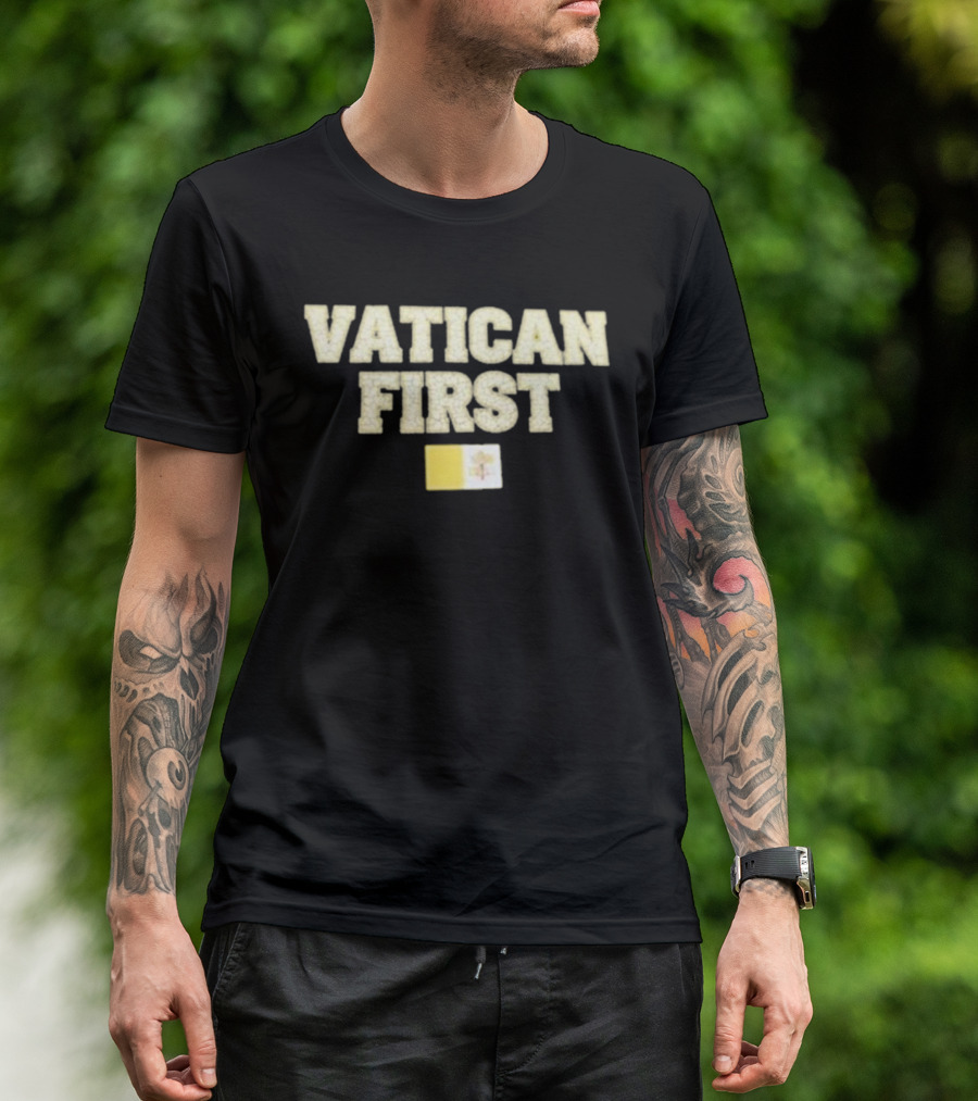 Vatican First Flag Bold Statement T-Shirt
