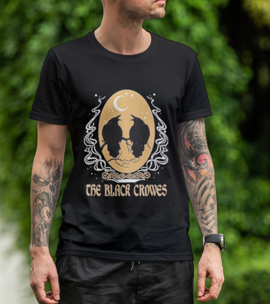 The Black Crowes Oval Moonlit Ravens T-Shirt