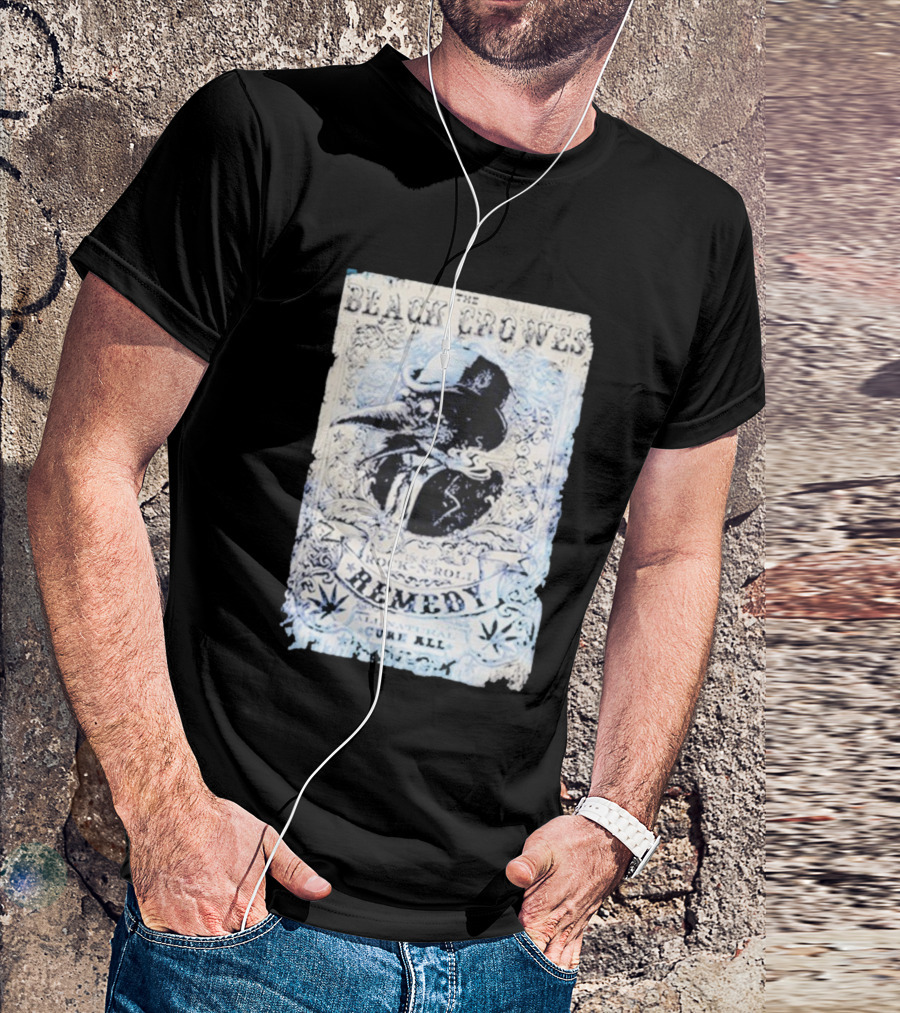 The Black Crowes Rock N Roll Remedy All Natural Cure All T-Shirt