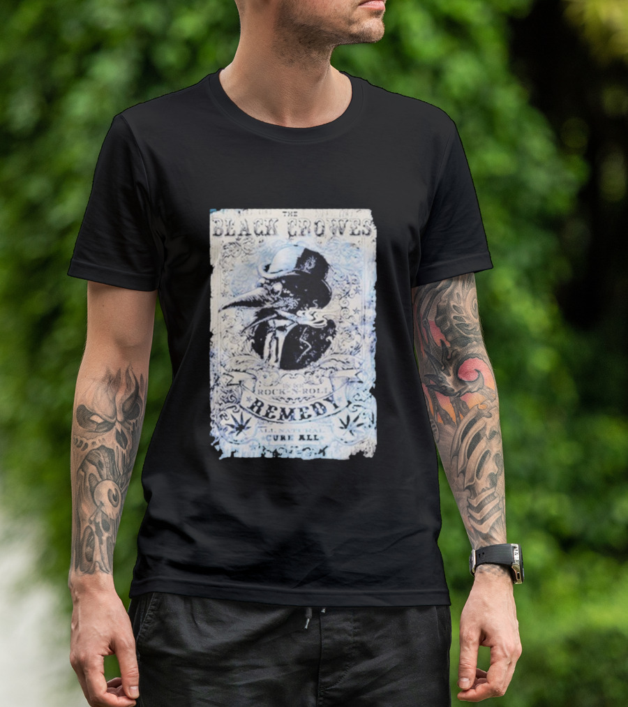 The Black Crowes Rock N Roll Remedy All Natural Cure All T-Shirt