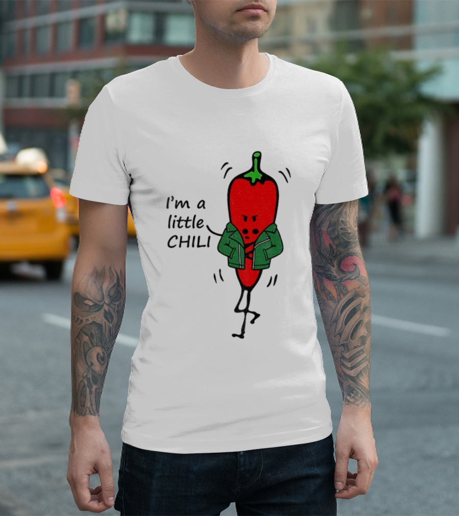 I'm a Little Chili Cute Pepper Wearing Jacket T-Shirt