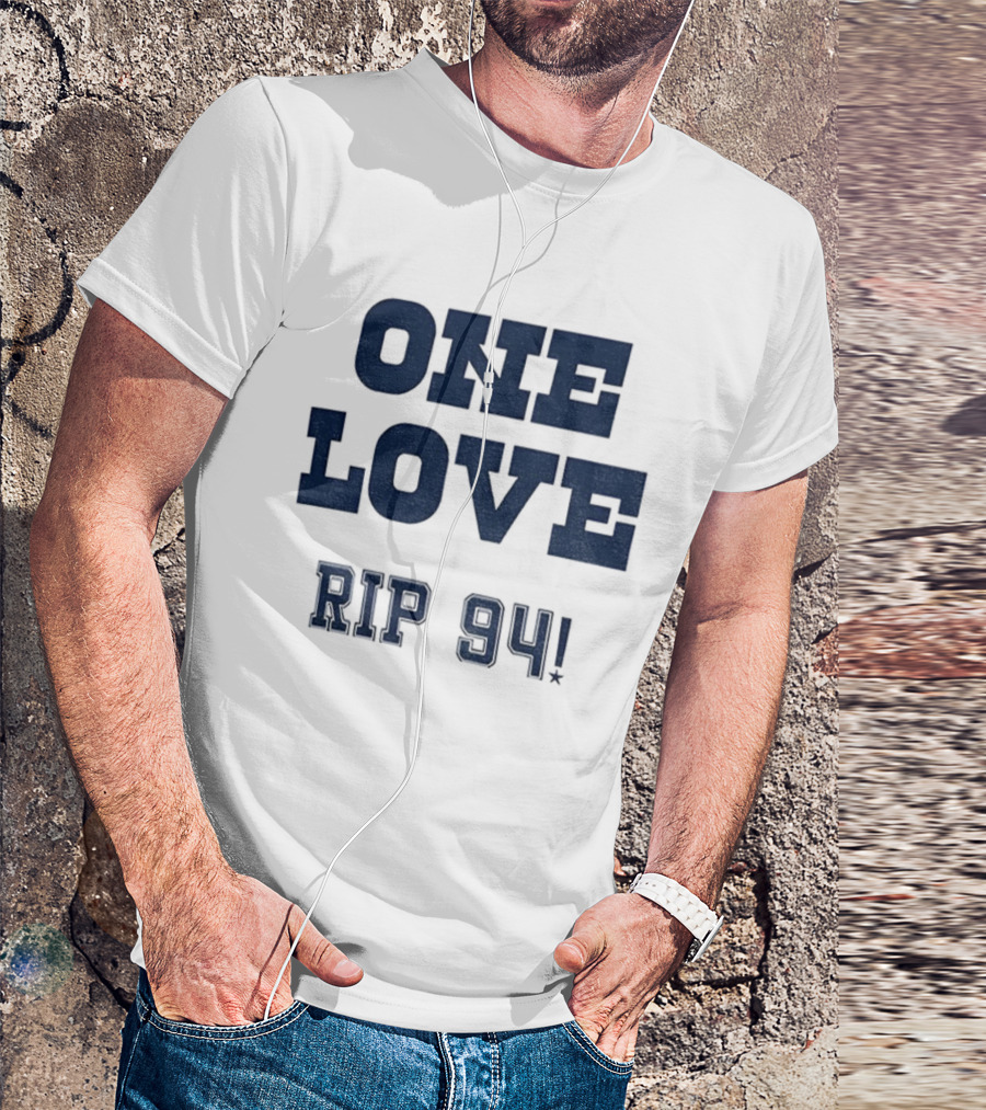 One Love RIP 94 Marshawn Kneeland Dallas Cowboys NFL Football 2025 T-Shirt