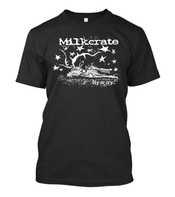 Milkcrate Space Woodland Scene With Stars Diy Or Cry T-Shirt
