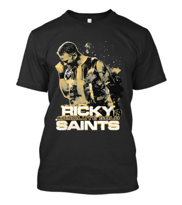 Ricky Saints Absolute Gold Fist Pump Victory T-Shirt