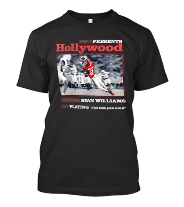 Ryan Williams Alabama Crimson Tide Hollywood Catch T-Shirt