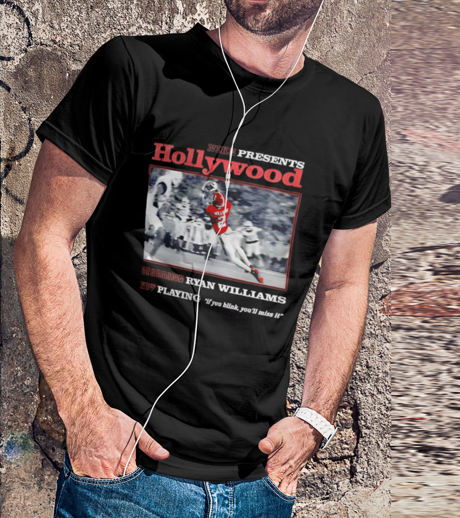 Ryan Williams Alabama Crimson Tide Hollywood Catch T-Shirt