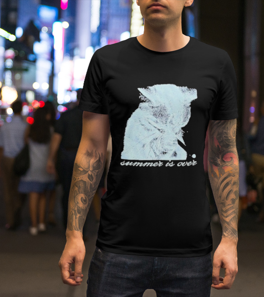 Will Mahony Summer Is Over Cat T-Shirt