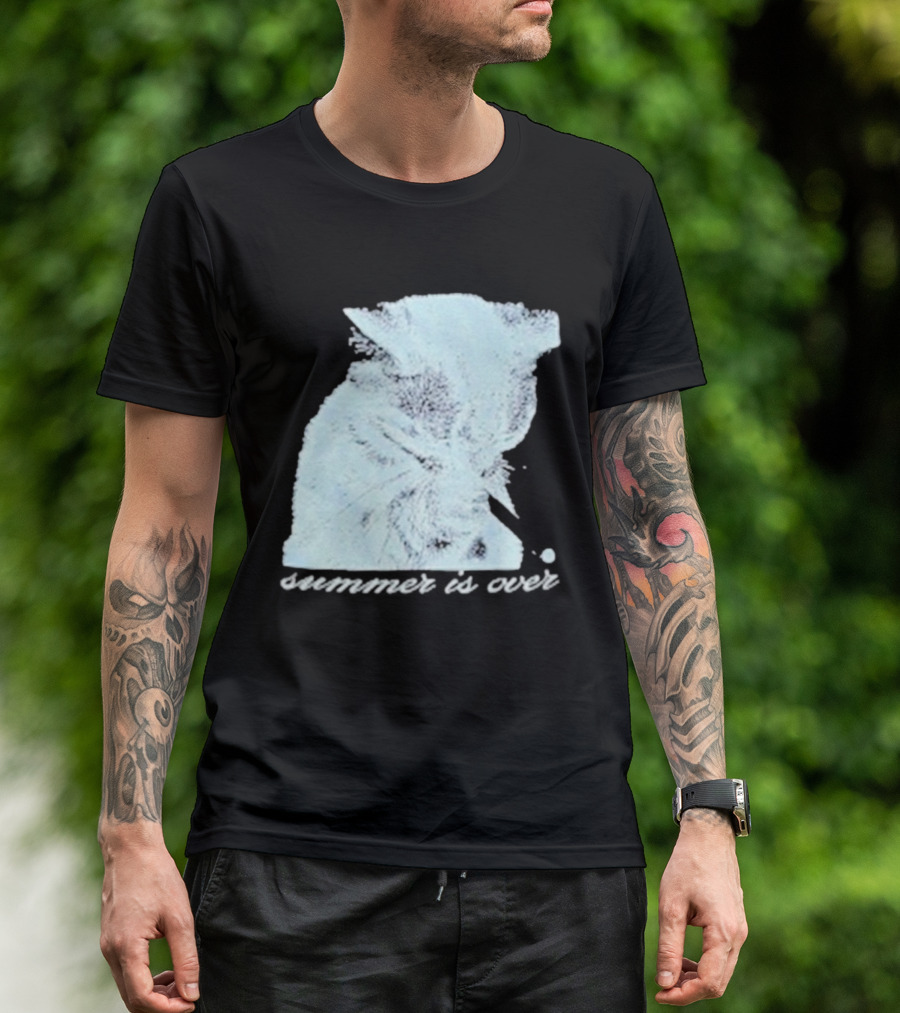 Will Mahony Summer Is Over Cat T-Shirt