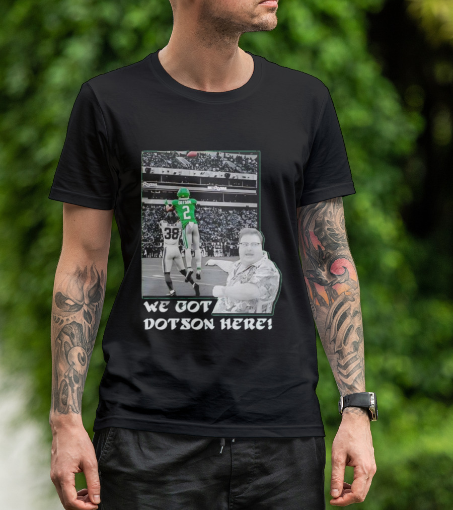 Eagles Champions 2025 Dotson Action Highlight T-Shirt