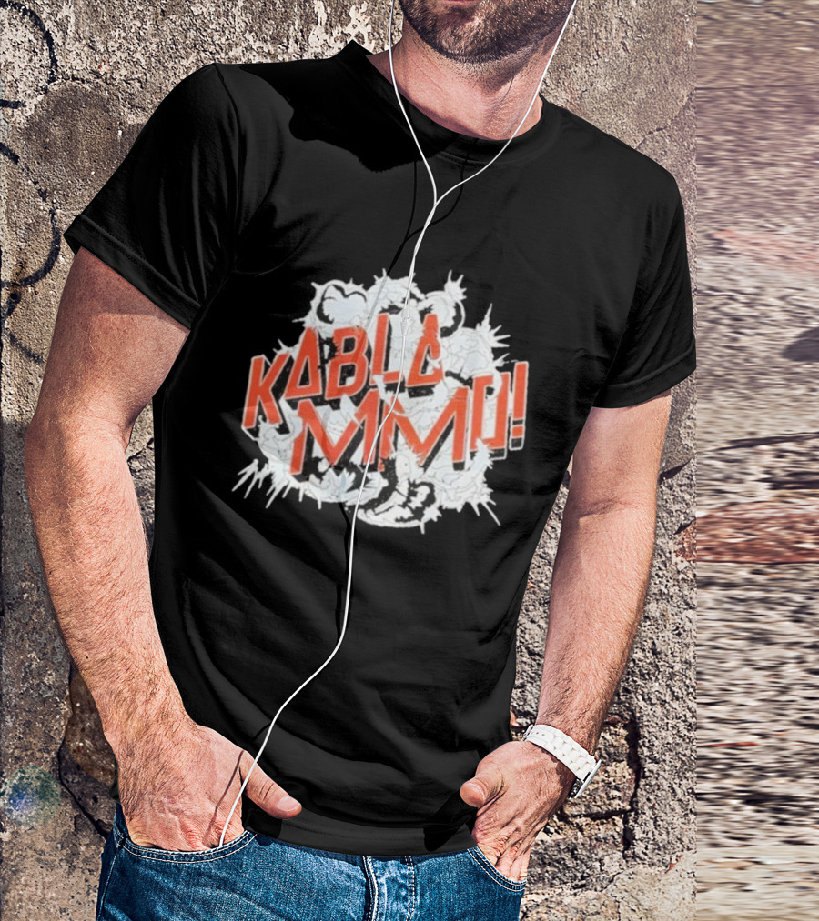 Kablammo Explosive Graphic Text Burst T-Shirt