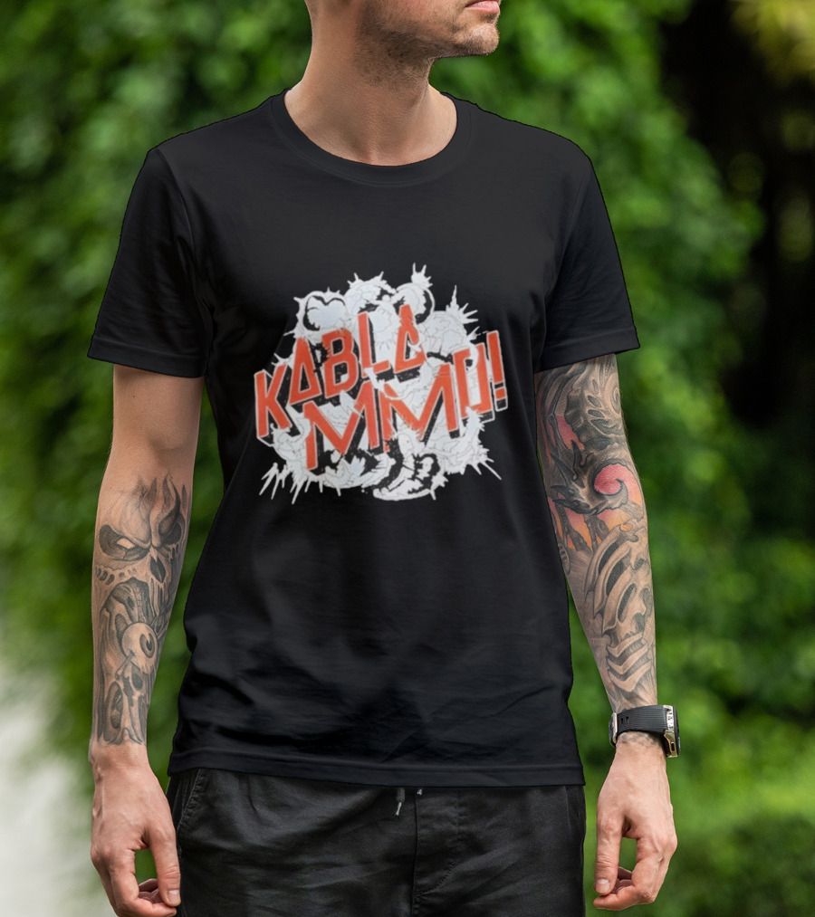 Kablammo Explosive Graphic Text Burst T-Shirt