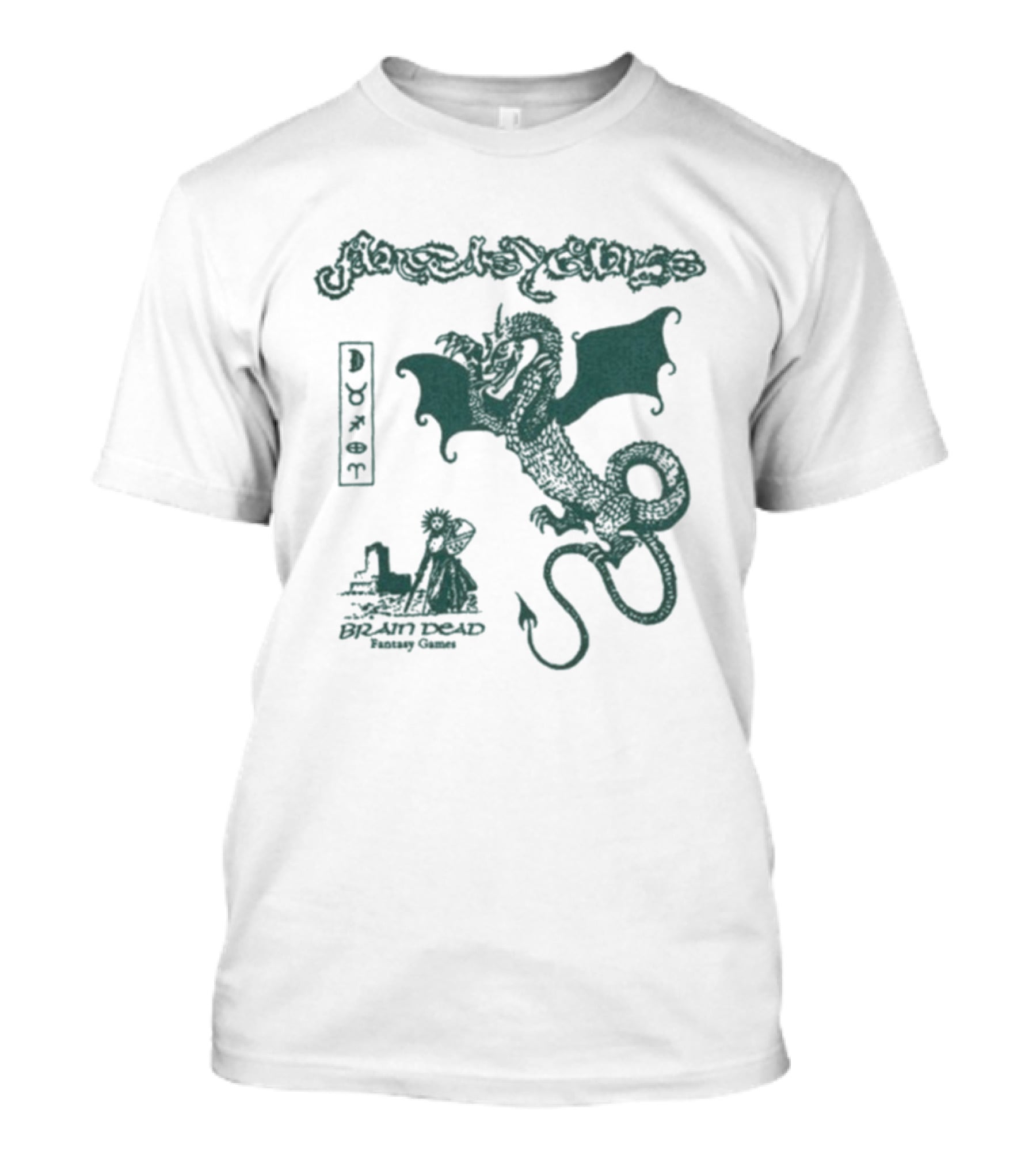 Fantasy Games Brain Dead Wyrm Dragon Collaboration T-Shirt