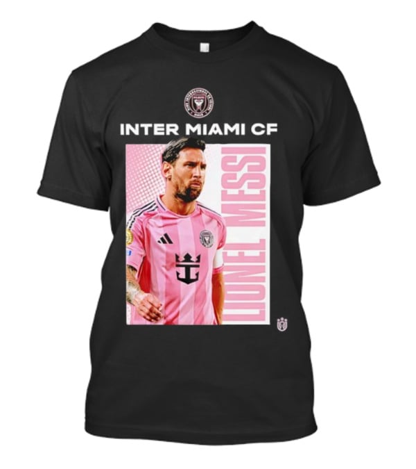Inter Miami CF Lionel Messi Pink Jersey Program T-Shirt