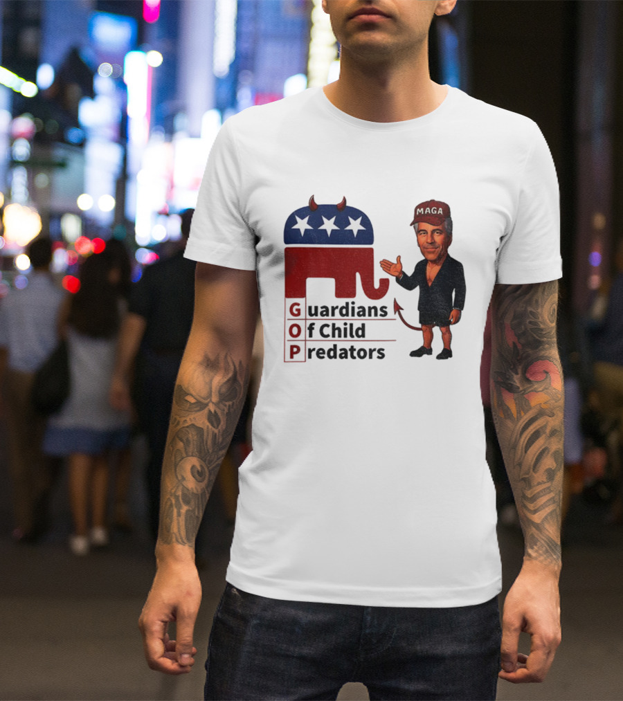 GOP Guardians Of Child Predators Anti MAGA Anti Trump T-Shirt