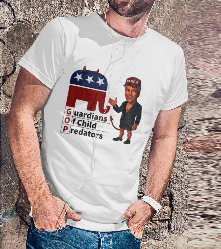 GOP Guardians Of Child Predators Anti MAGA Anti Trump T-Shirt