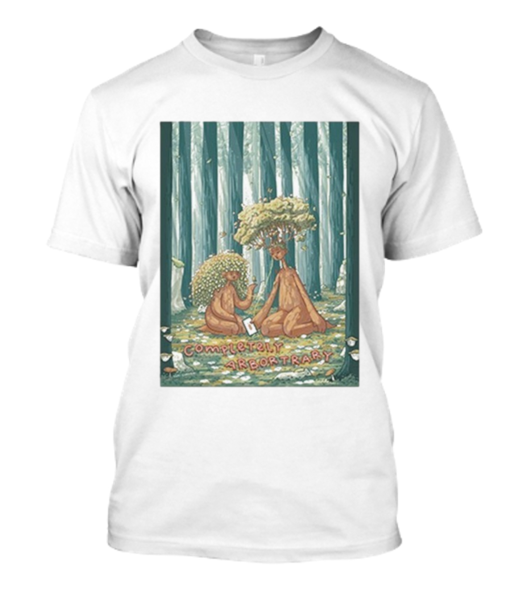 Completely Arbortrary Tree Buds Forest Friends With Nature Hair T-Shirt
