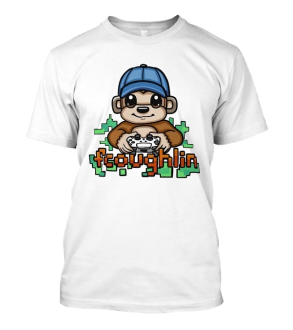 Fsoughlin Monkey Gamer Joystick Cap Gaming T-Shirt