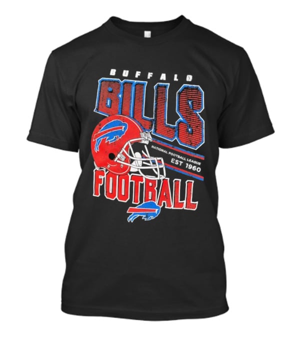Buffalo Bills Follow The Leader 1960 National Football League Football Helmet T-Shirt