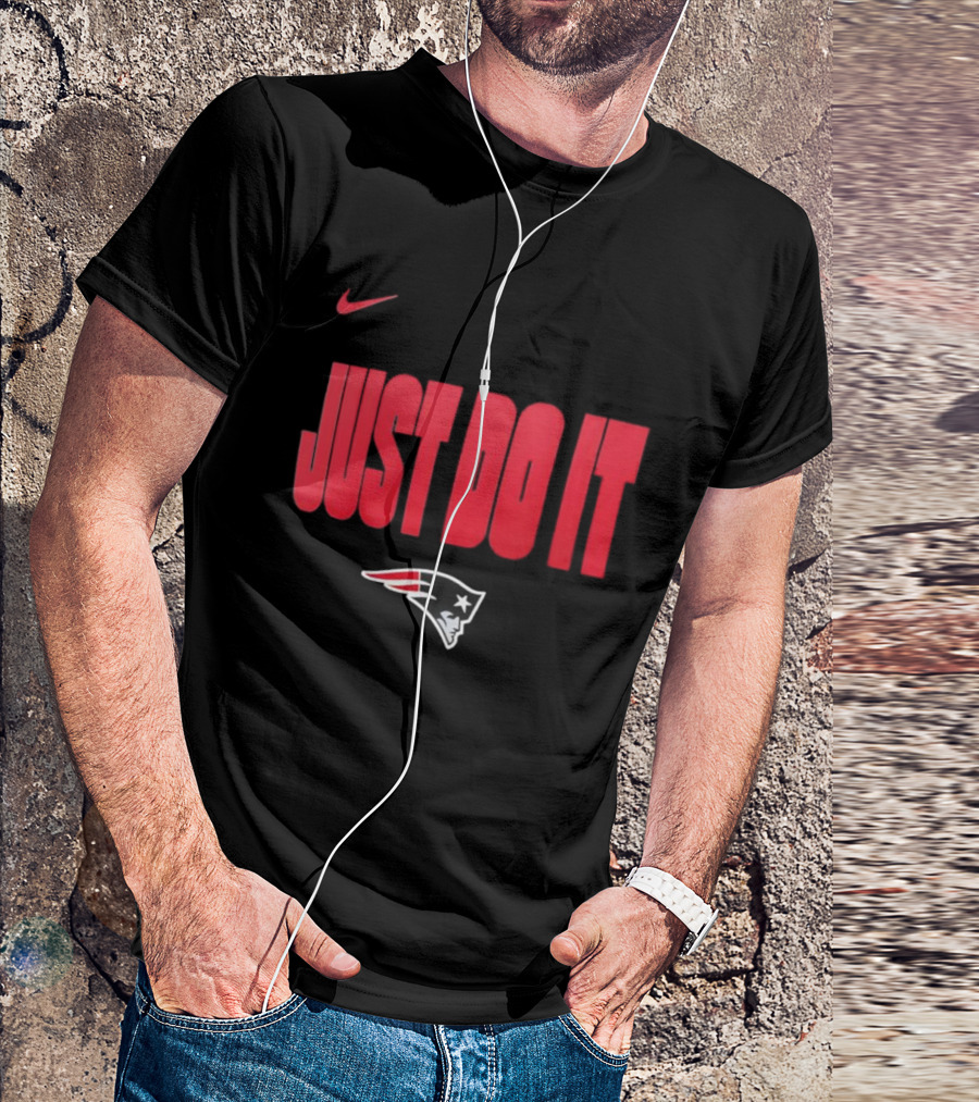 Nike New England Patriots Just Do It 2025 T-Shirt