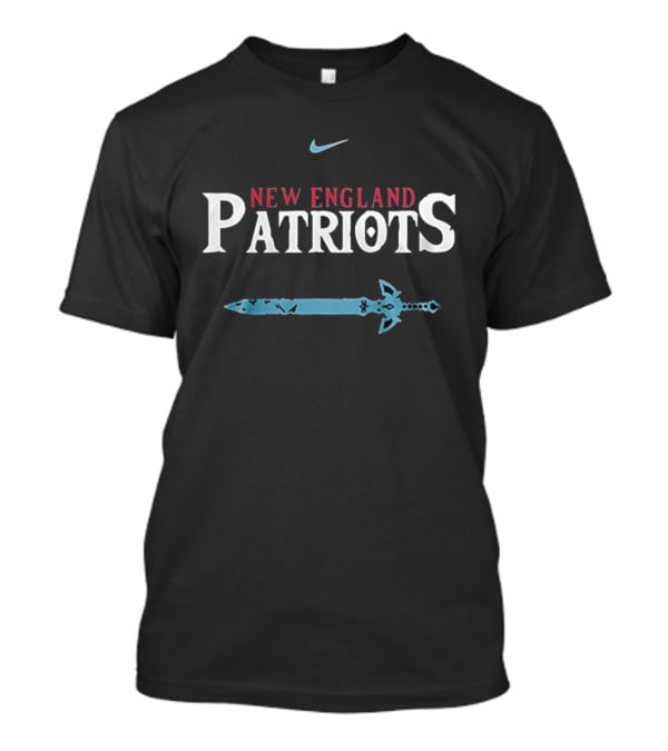 New England Patriots Nike X The Legend Of Zelda Sword Collaboration T-Shirt