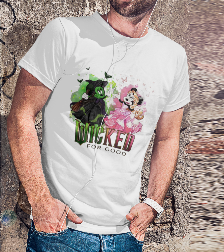 Wicked For Good Minnie Mouse Disney Mashup T-Shirt