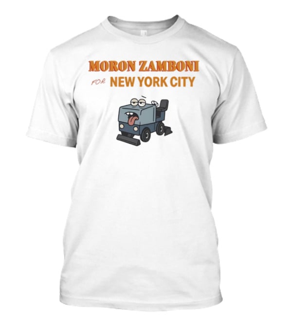 Moron Zamboni For New York City Cartoon Landmark T-Shirt
