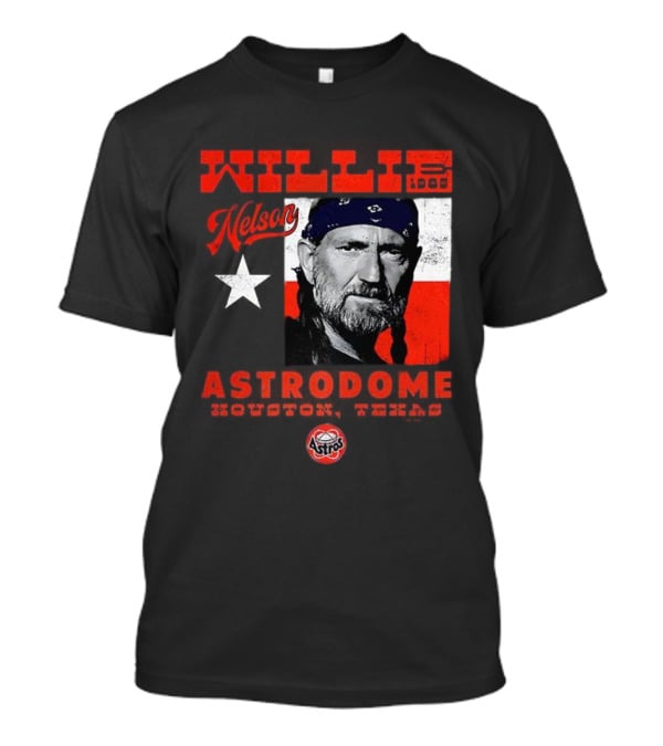 Willie Nelson Astrodome Houston Astros Texas Legend T-Shirt