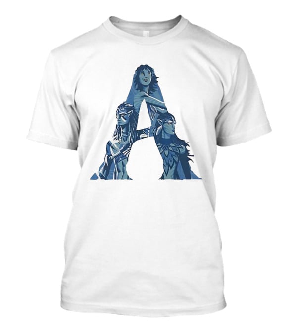 Avatar Character Collage Shaped As A T-Shirt